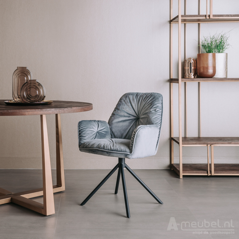Eetkamerstoel Palma armleuning 62cm – foto 4 – A-meubel