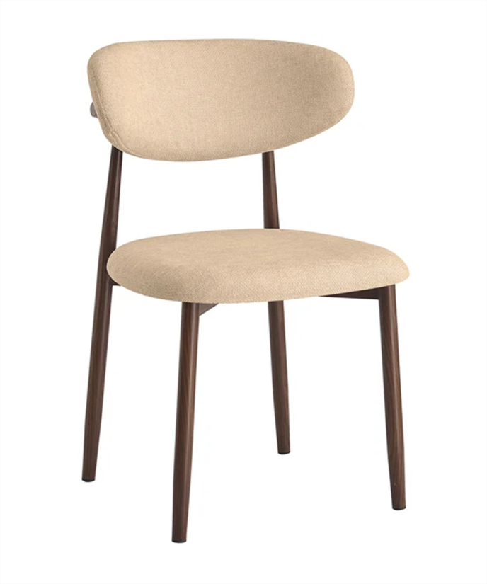 Eetkamerstoel Ronnie – beige fauteuil – A-meubel