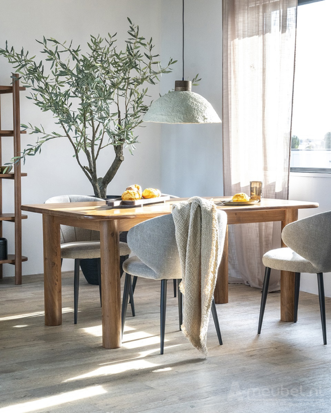 Eettafel Julian - 170cm - Bruin - 95913 – foto 3 – A-meubel
