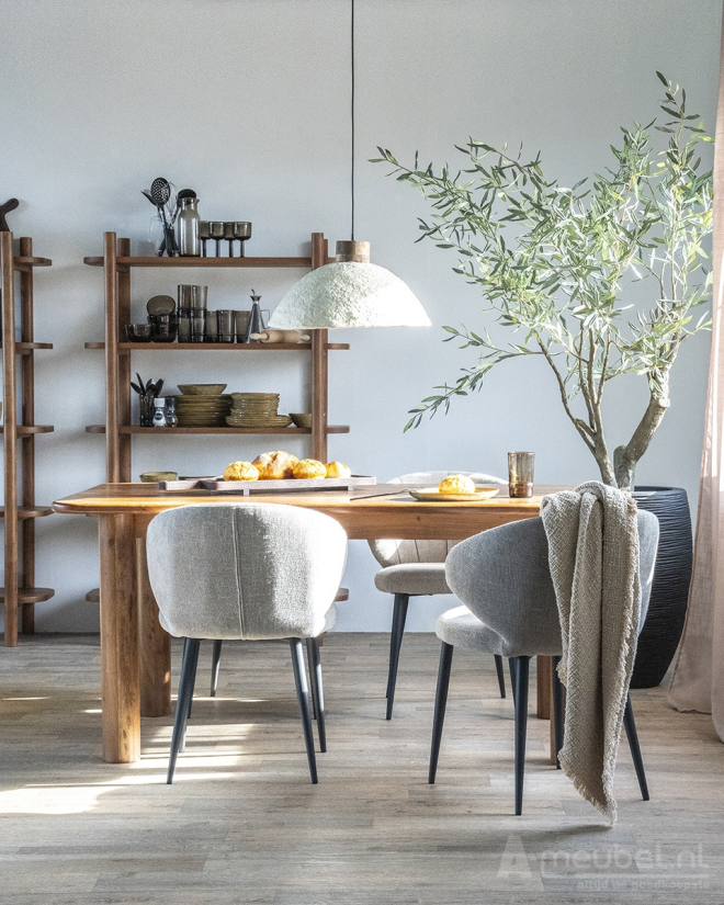Eettafel Julian - 170cm - Bruin - 95913 – foto 4 – A-meubel