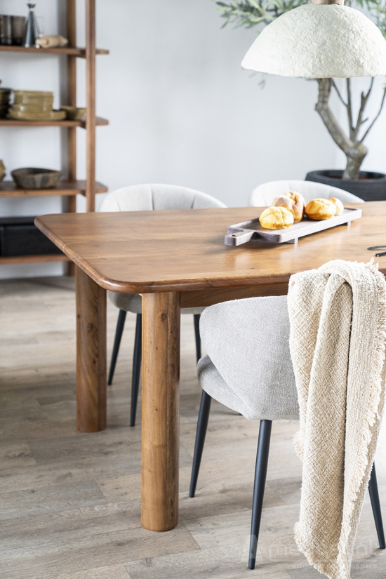Eettafel Julian - 170cm - Bruin - 95913 – foto 5 – A-meubel