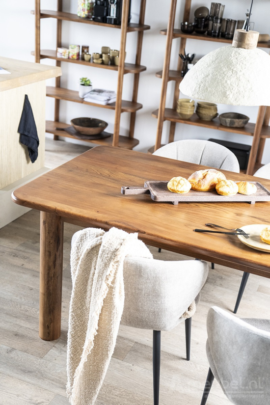 Eettafel Julian - 280cm - Bruin - 95915 – foto 4 – A-meubel