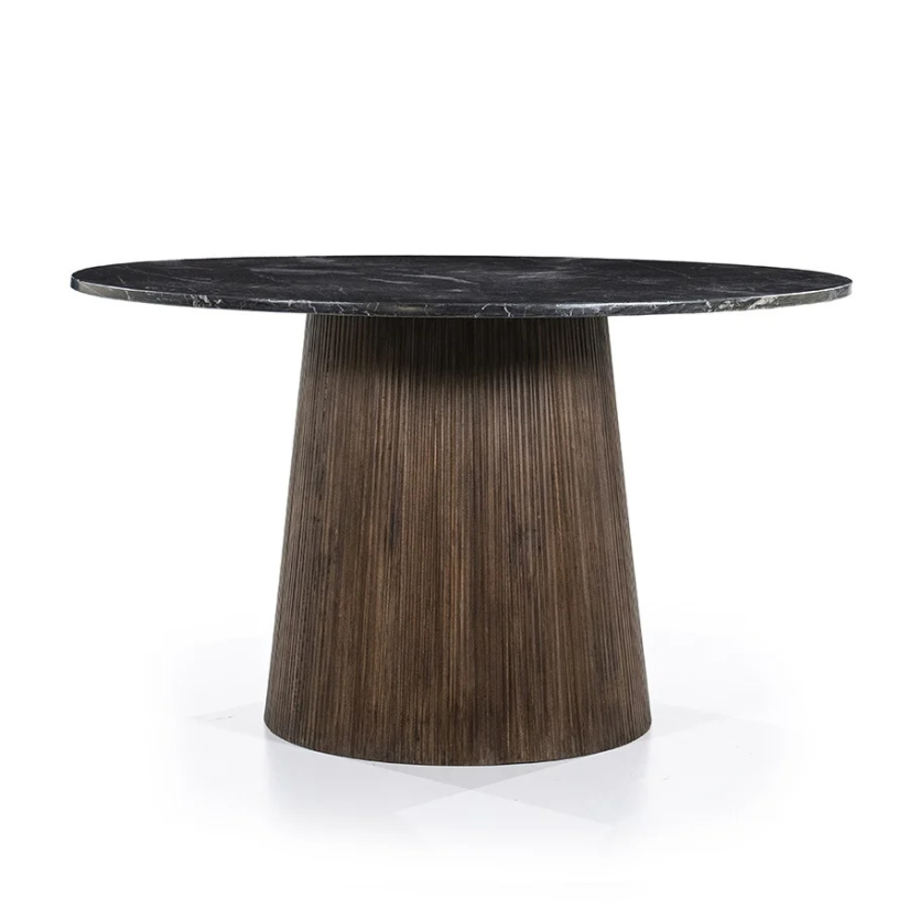 Eettafel Maxim Rond - 130x76cm - 95637 – A-meubel