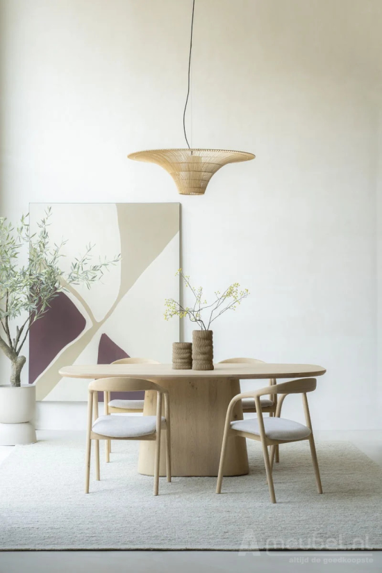 Eettafel Nola - Naturel - 200cm - 96159 – foto 2 – A-meubel