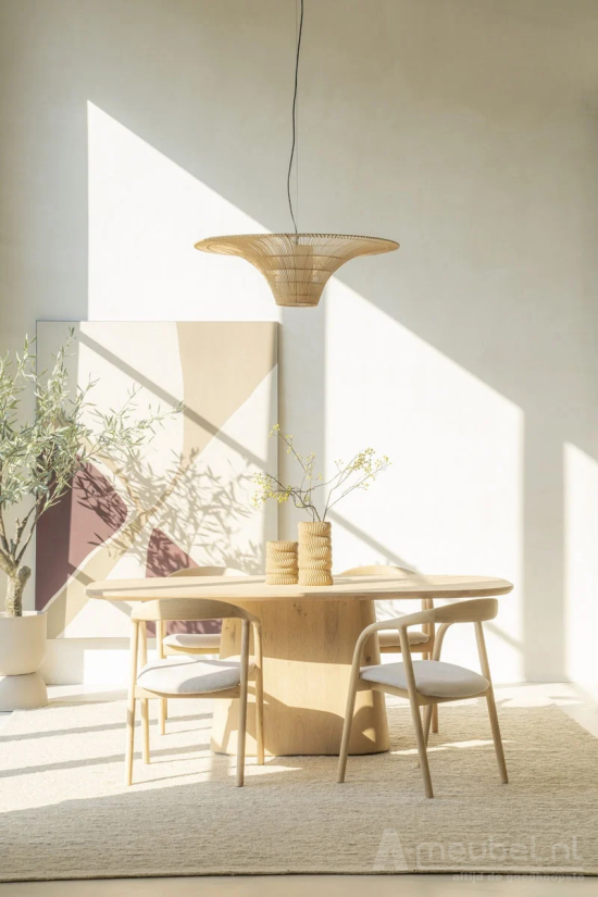 Eettafel Nola - Naturel - 200cm - 96159 – foto 3 – A-meubel