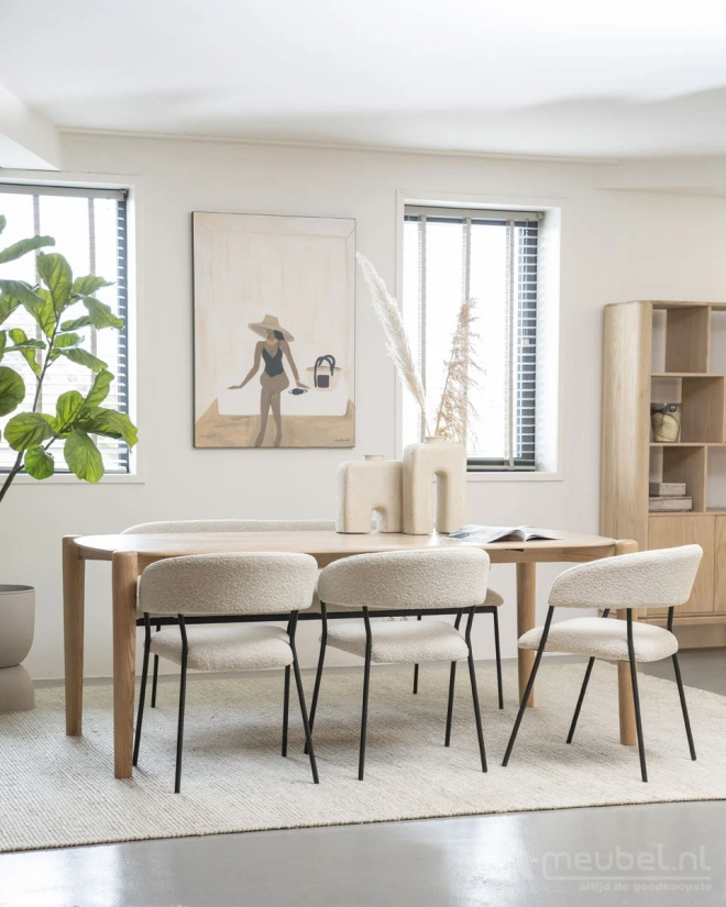 Eettafel Selbu - 160x90cm - 96181 – foto 9 – A-meubel