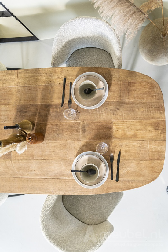 Eettafel Tabassum - 300cm - Naturel - 95600 – foto 4 – A-meubel