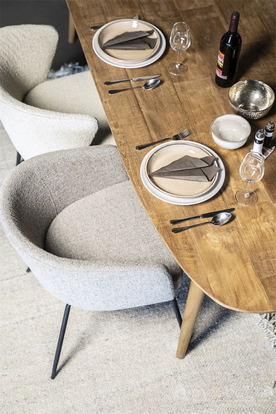 Eettafel Tabassum - 300cm - Naturel - 95600 – foto 8 – A-meubel