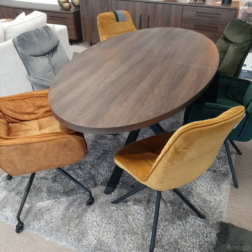 Eettafel Ovaal Uitschuifbaar Vaiana 180cm – foto 4 – A-meubel