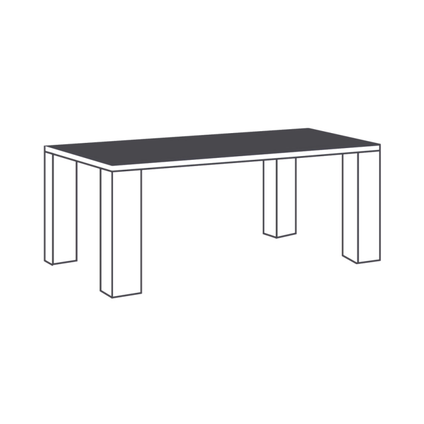 Pieterburen Eettafel-L 163cm – foto 2 – A-meubel