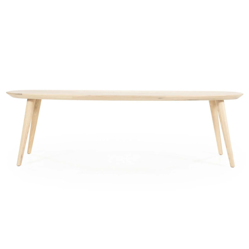 Eettafel Elijah - 300cm - Naturel - 96216 – A-meubel