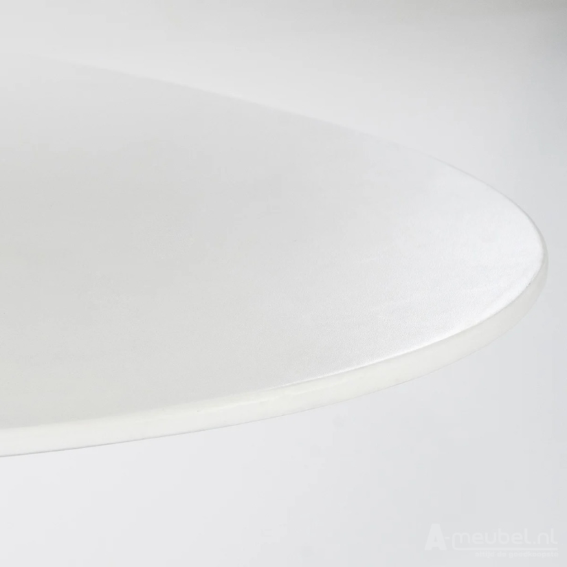 Eettafels Elin - 200x110x76cm - Wit - 95983 – foto 3 – A-meubel