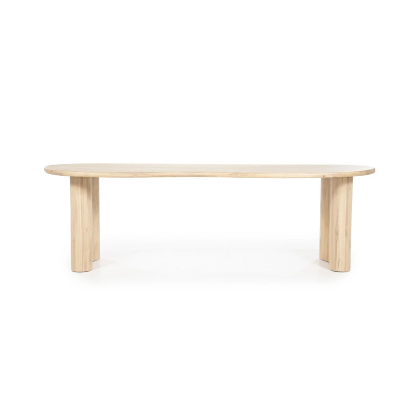 Eettafels Josh - 250cm - Naturel - 96202 – A-meubel