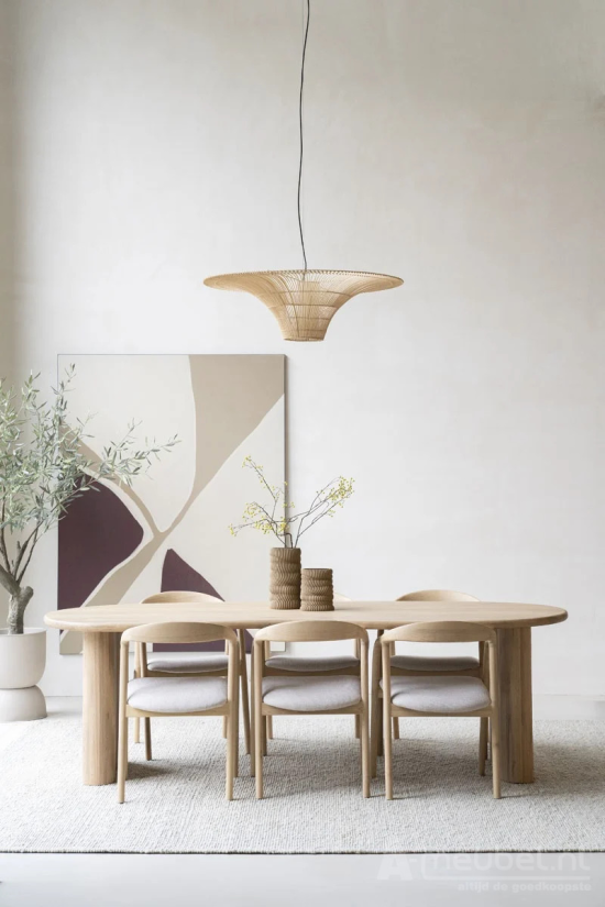 Eettafels Josh - 250cm - Naturel - 96202 – foto 9 – A-meubel