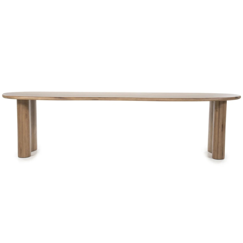Eettafels Josh - 300cm - Bruin - 96205 – A-meubel