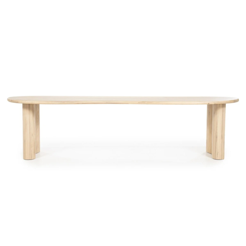 Eettafels Josh - 300cm - Naturel - 96204 – A-meubel
