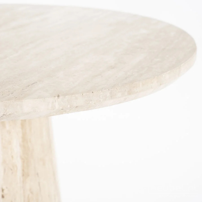 Eettafel Aime - 70cm - Beige - 95740 – foto 2 – A-meubel