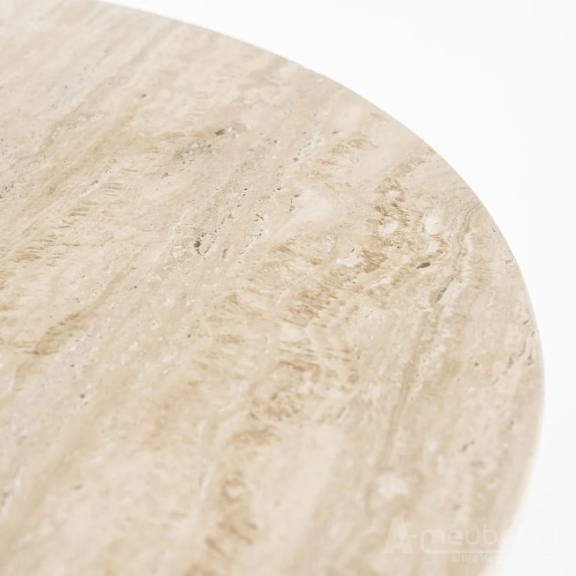 Eettafel Aime - 70cm - Beige - 95740 – foto 3 – A-meubel