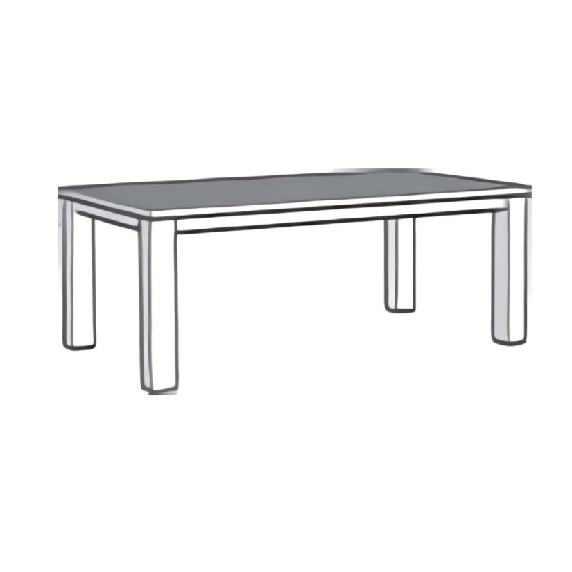 Maurik Eettafel-T 164cm – A-meubel