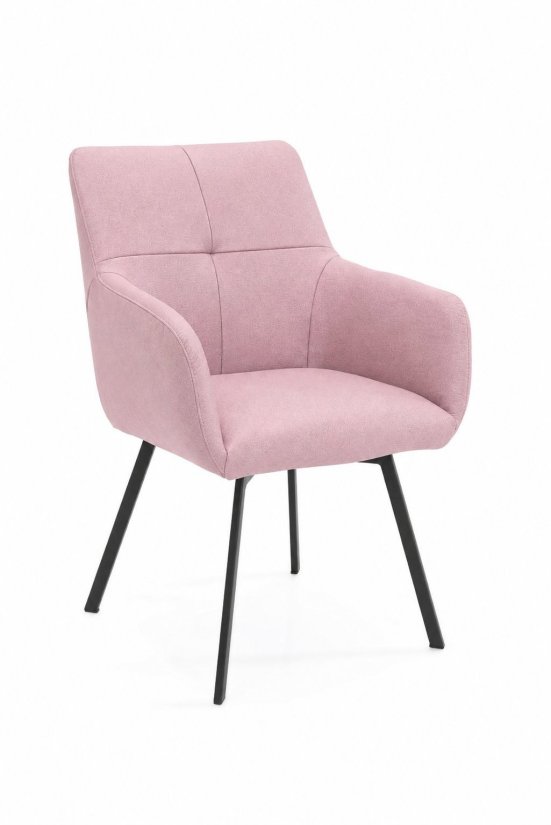 Etna Eetkamerstoel in roze – kleurimpressie – A-meubel