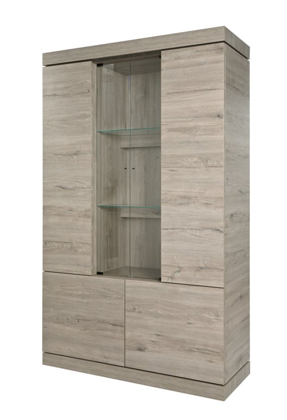 Emmen Vitrinekast 124cm – A-meubel