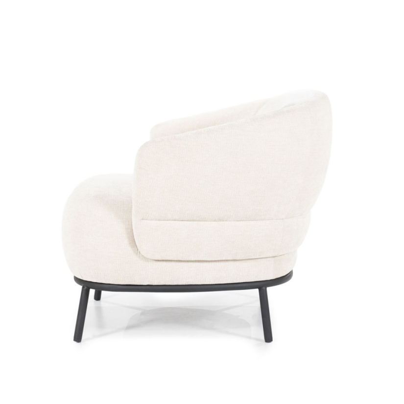 Fauteuil David -Beige Safari - 95896 84cm – foto 3 – A-meubel