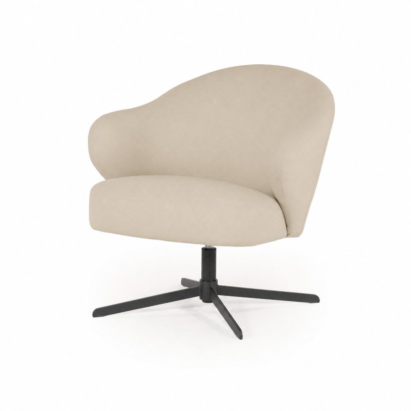 Fauteuil Connor - Beige Donna - 96348 in beige – kleurimpressie – A-meubel