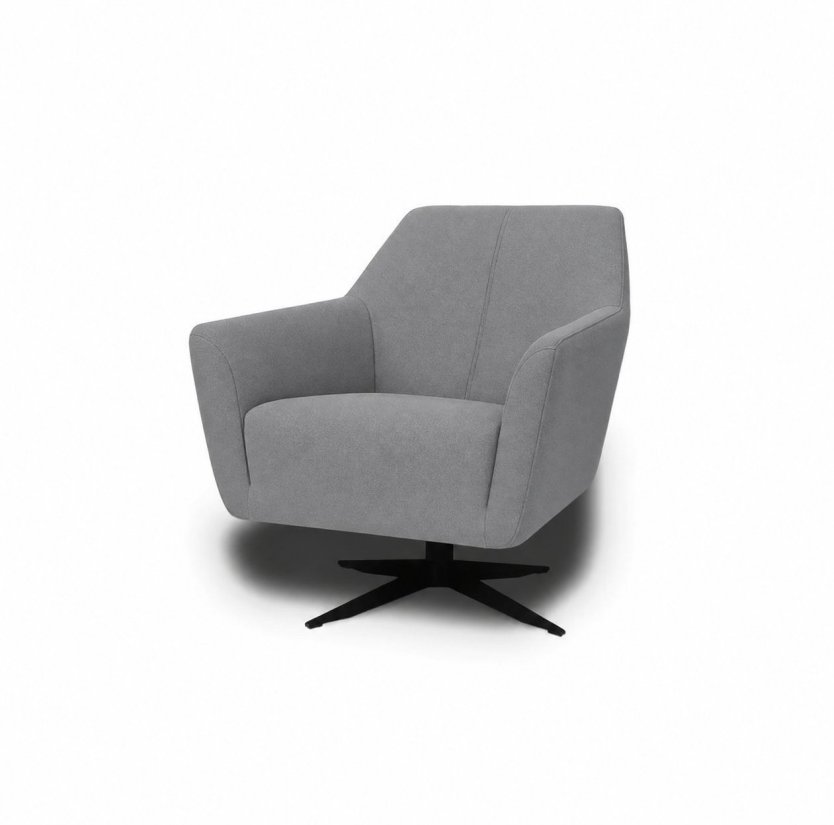 Fauteuil Floris in grijs – kleurimpressie – A-meubel