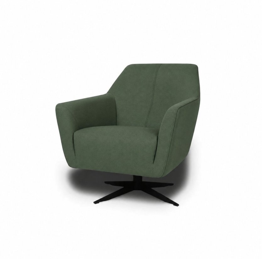Fauteuil Floris in groen – kleurimpressie – A-meubel