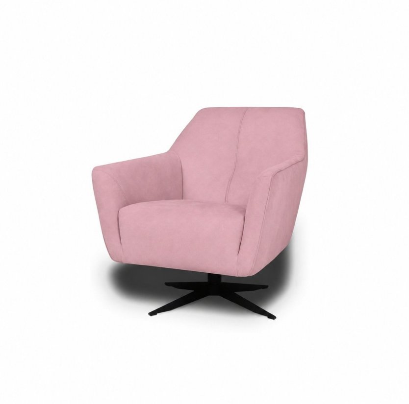 Fauteuil Floris in roze – kleurimpressie – A-meubel