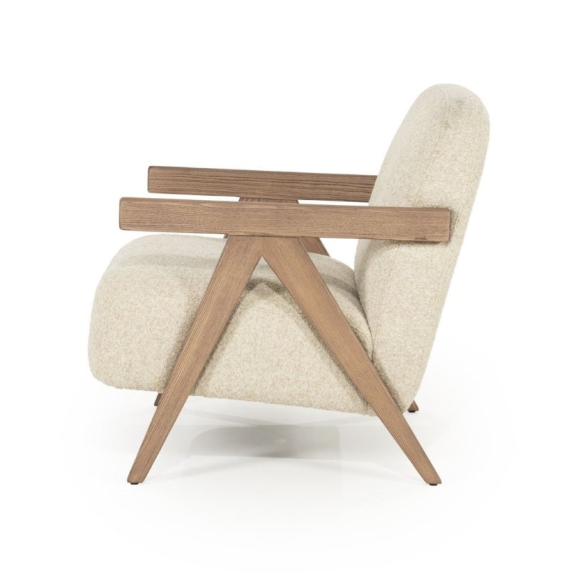 Fauteuil Francis - Beige Flou - 96316 68cm – foto 3 – A-meubel
