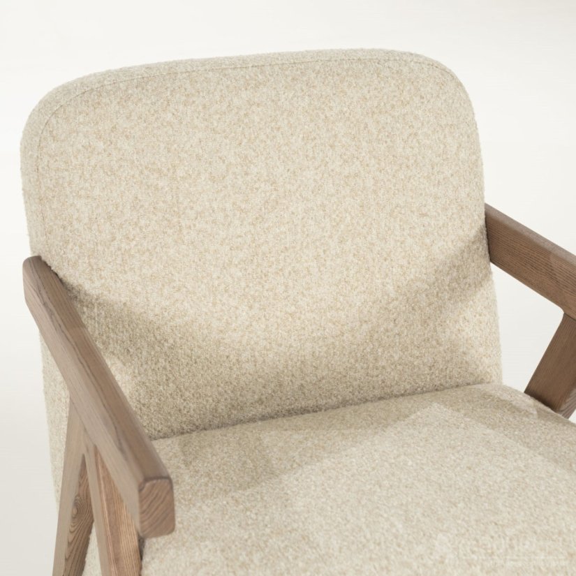 Fauteuil Francis - Beige Flou - 96316 68cm – foto 6 – A-meubel