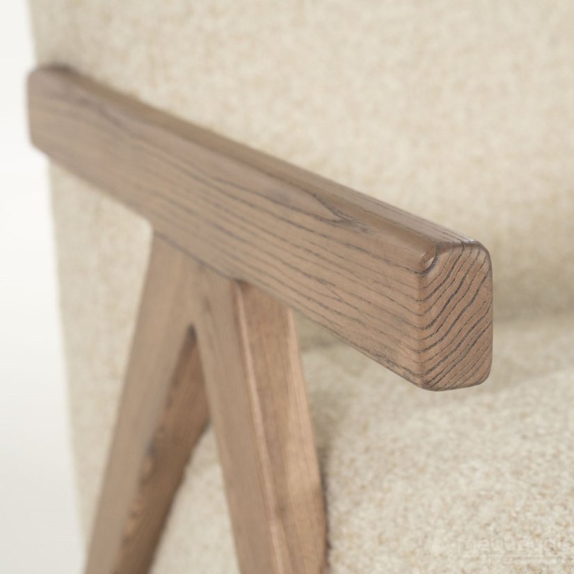 Fauteuil Francis - Beige Flou - 96316 68cm – foto 8 – A-meubel