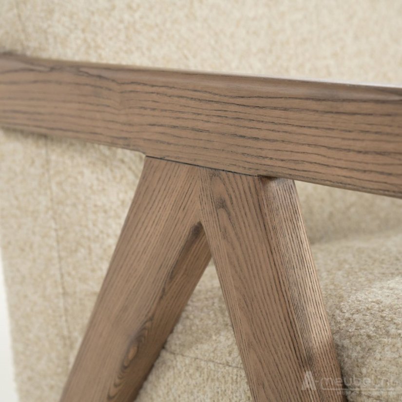 Fauteuil Francis - Beige Flou - 96316 68cm – foto 9 – A-meubel