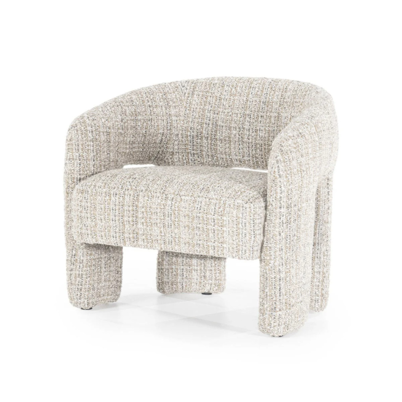 Fauteuil Hamilton - Taupe Asti - 96253 – taupe fauteuil – A-meubel