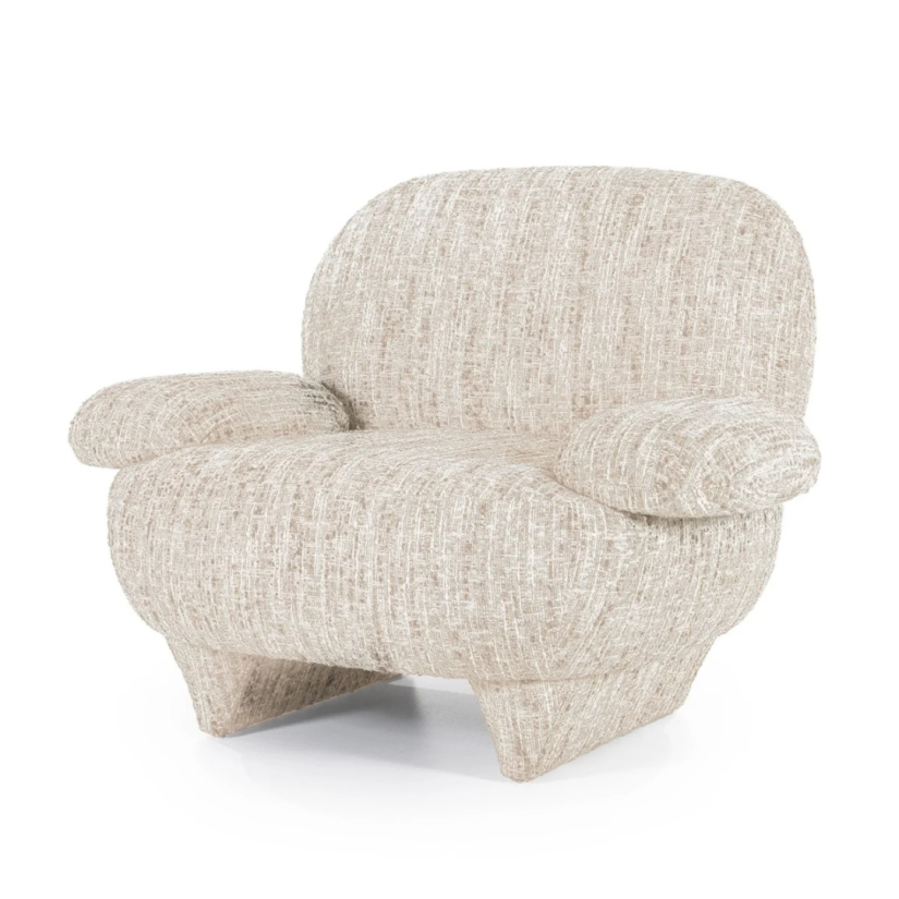 Fauteuil Jayden - Beige Barkley - 96156 106cm – foto 3 – A-meubel