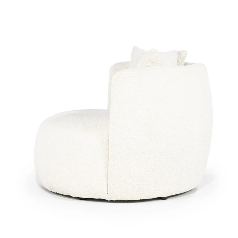 Fauteuil Louis met kussen - Beige Spark - 95804 105cm – foto 2 – A-meubel