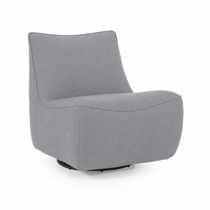 Fauteuil Loys - Grijs Barkley - 96171 in grijs – kleurimpressie – A-meubel