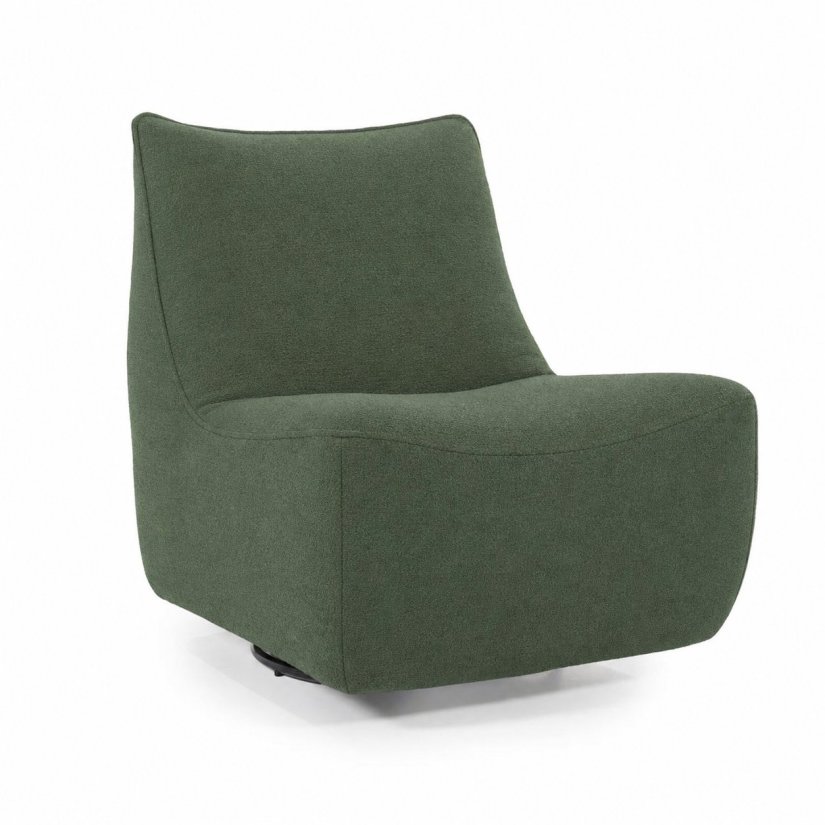 Fauteuil Loys - Groen Barkley - 96173 in groen – kleurimpressie – A-meubel