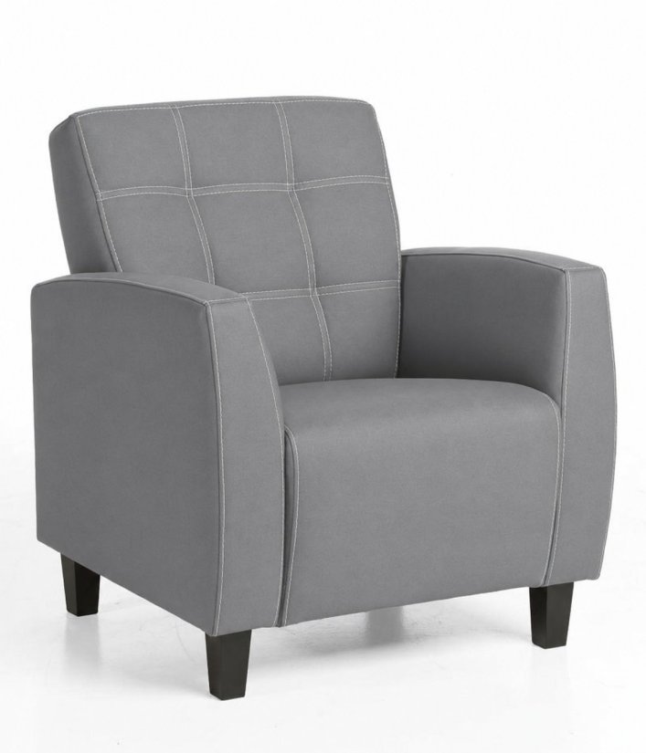 Fauteuil Luzern in grijs – kleurimpressie – A-meubel