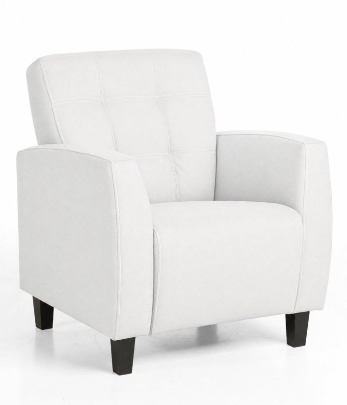 Fauteuil Luzern in wit – kleurimpressie – A-meubel