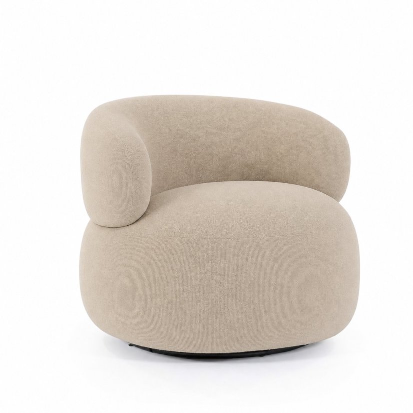 Fauteuil Maeve - Beige Maywood - 96107 in beige – kleurimpressie – A-meubel