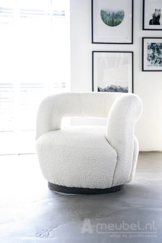 Fauteuil Sharon - Beige Spark - 95800 82cm – foto 7 – A-meubel
