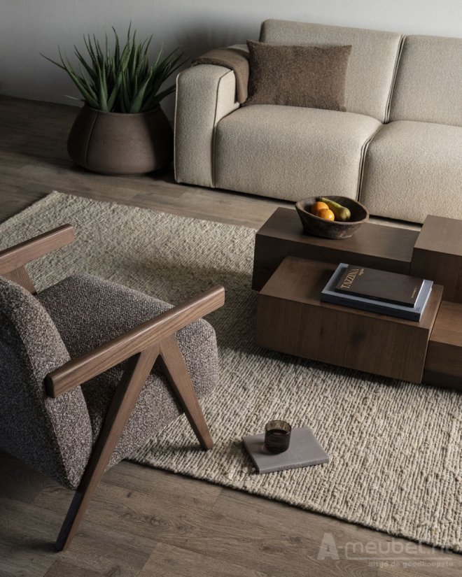 Fauteuil Francis - Taupe Flou - 96317 68cm – foto 3 – A-meubel
