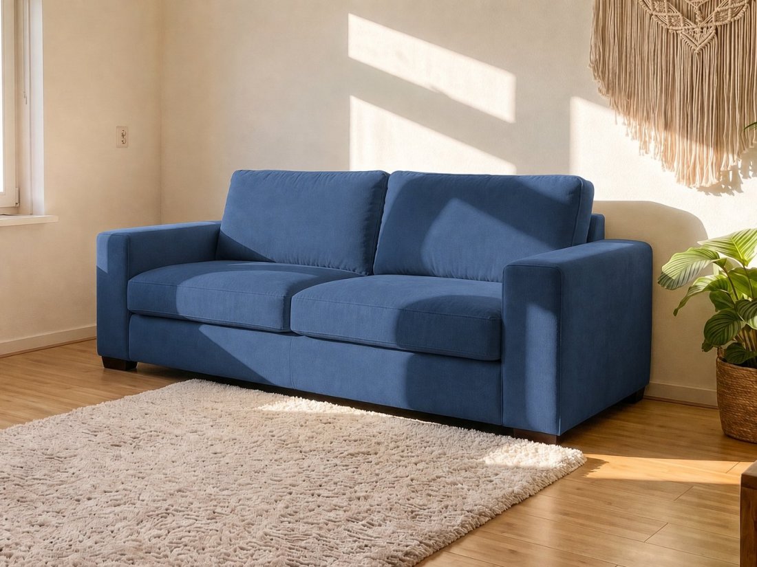 Follega 2 Zits Bank in blauw – kleurimpressie – A-meubel