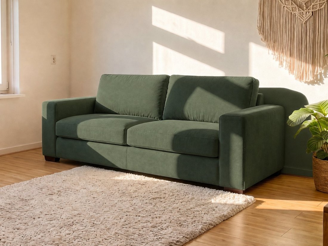 Follega 2 Zits Bank in groen – kleurimpressie – A-meubel