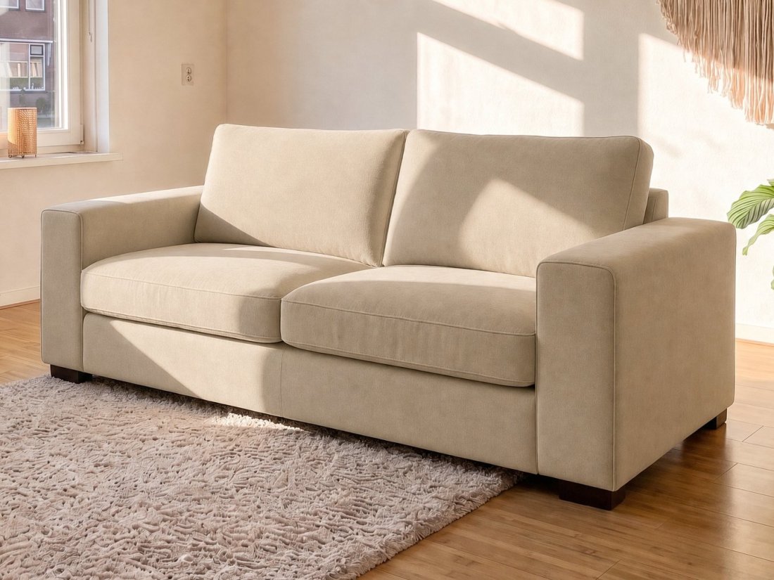 Follega 3 Zits Bank in beige – kleurimpressie – A-meubel