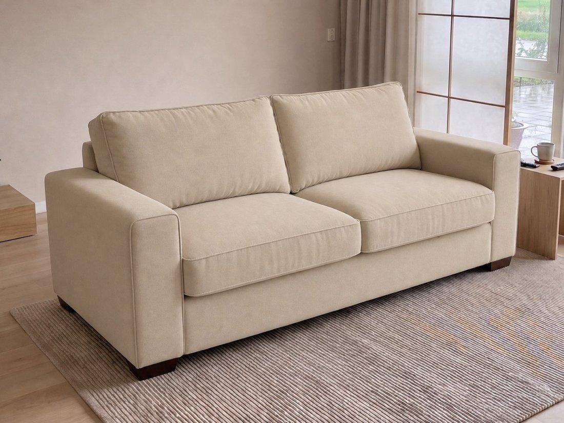 Frederiksoord 2 Zits Bank in beige – kleurimpressie – A-meubel
