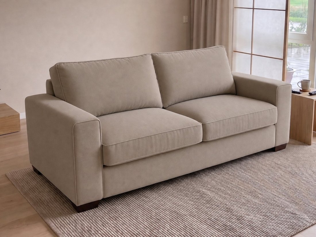 Frederiksoord 2 Zits Bank in taupe – kleurimpressie – A-meubel