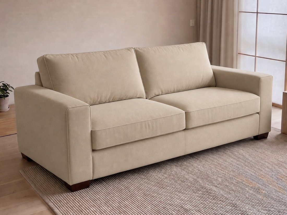 Frederiksoord 3 Zits Bank in beige – kleurimpressie – A-meubel